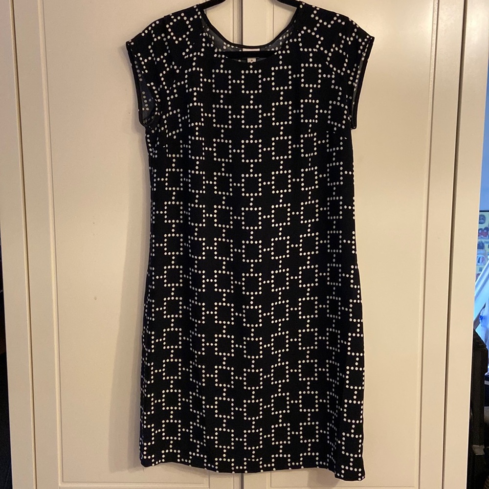 Geometric print dress